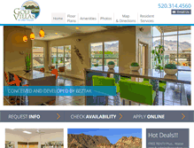 Tablet Screenshot of golfvillasapts.com